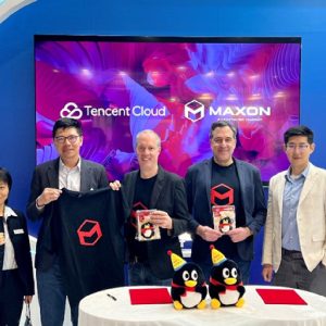 Maxon And Tencent Cloud Representatives